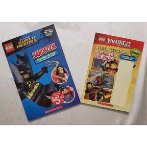 LEGO DC Super Heroes Handbook - Batman Superman/ NINJAGO Master Of SPINIITZu....